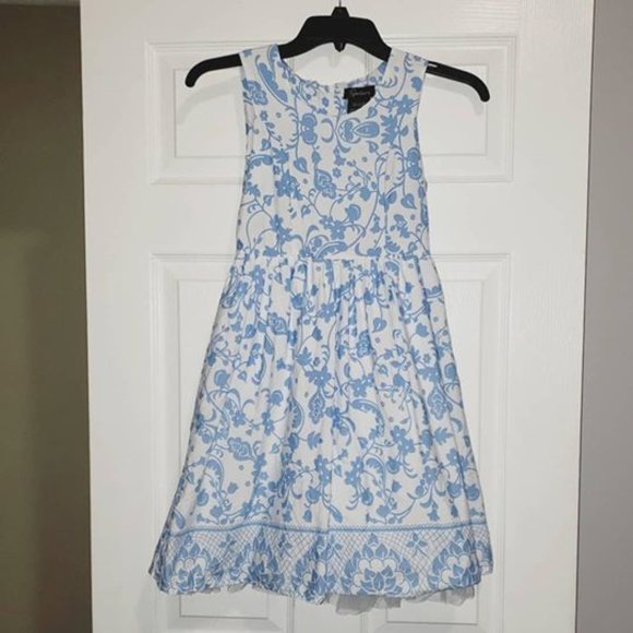 Speechless Girls dress Size 10 blue/white - Picture 4 of 10